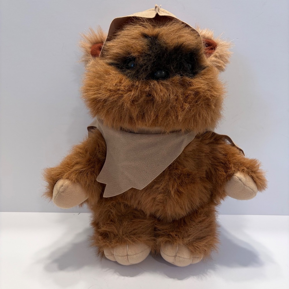 Vintage 1983 Kenner Star Wars Wicket the Ewok Plush 15" Korea Return of the Jedi